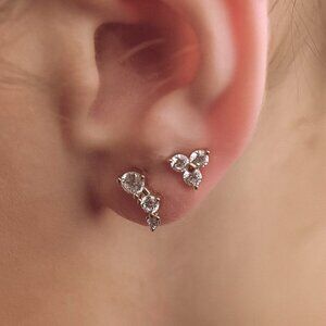 Priscilla Mini Star Map Stud Earrings